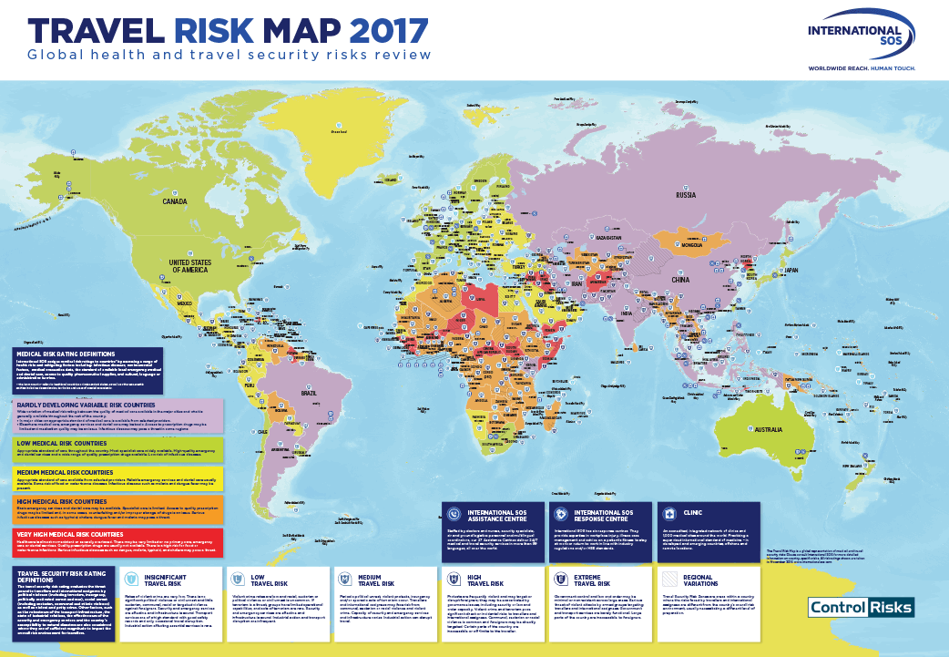 travel risk map app